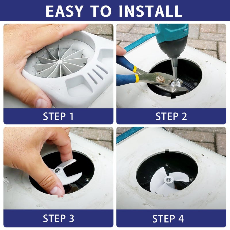 Alocs RCX11000 Impeller Replacement for Hayward TigerShark QC/Shark/SharkVac XL & TW Robotic Pool Cleaners - Image 5